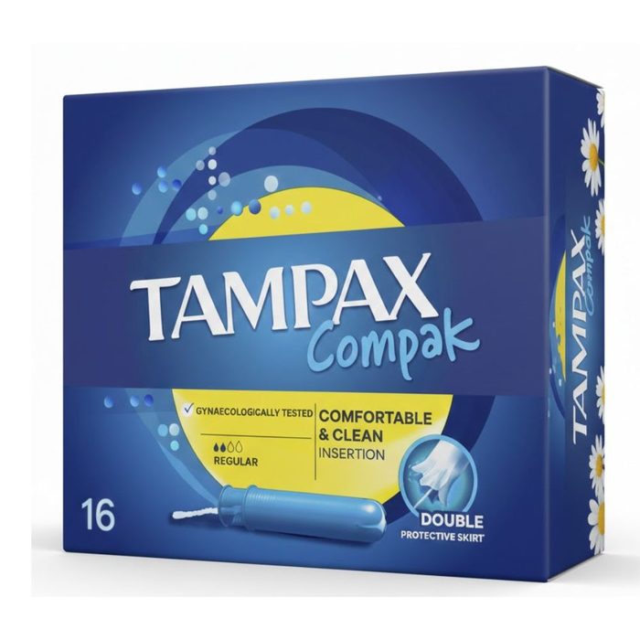 Тампони з аплікатором Tampax Compak Regular Duo 16 шт