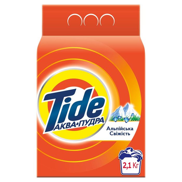 Пральний порошок Tide Аква-Пудра Альпійська свіжість 2,1 кг