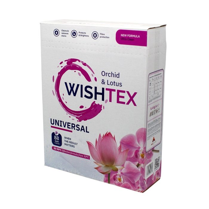 Порошок для прання WishTex Universal Orchid & Lotus 5,4 кг (88 прань)