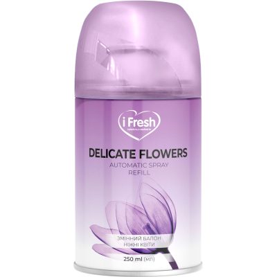 Змінний балон для освіжувача повітря iFresh delicate flowers 250 мл