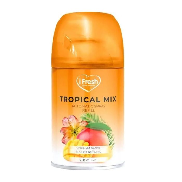 Змінний балон для освіжувача повітря iFresh tropical mix 250 мл