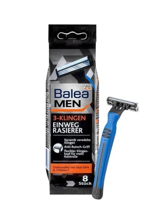 Станки для гоління Balea Men 3 леза (8 шт)