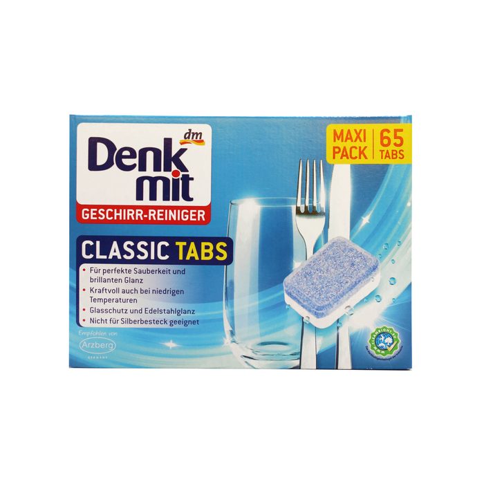 Таблетки для посудомийної машини Denkmit Classic 65 шт