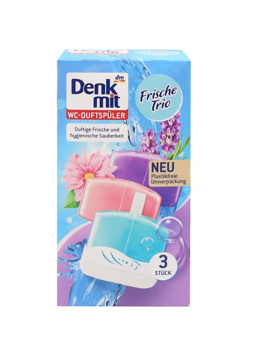 Туалетний блок для унітазу Denkmit Frische Trio (3 шт)