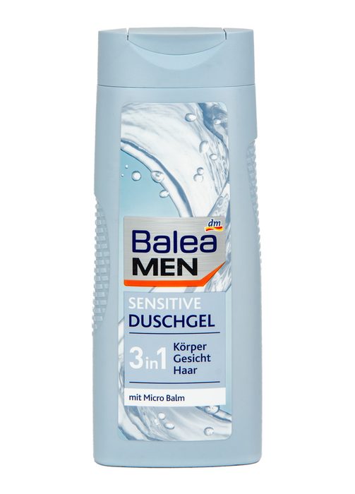 Гель для душу+шампунь Balea MEN 3в1 Sensitive 300 мл