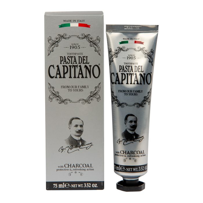 Pasta Del Capitano 1905 зубна паста Charcoal з вугіллям 75 мл